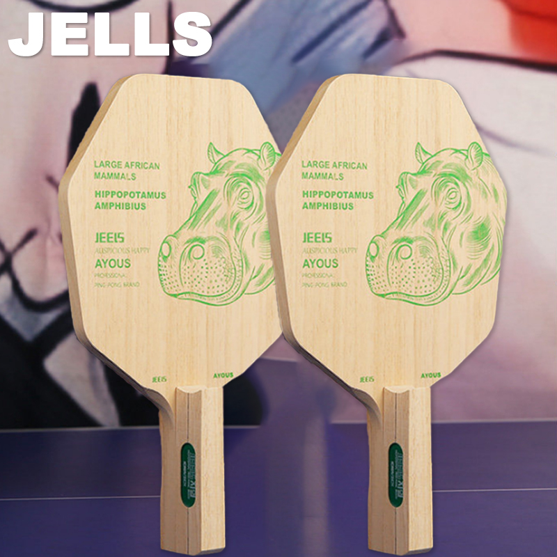Table Tennis In Japanese - ไม้ปิงปอง JEELS 1-Ply Ayous รุ่น Hexagonal