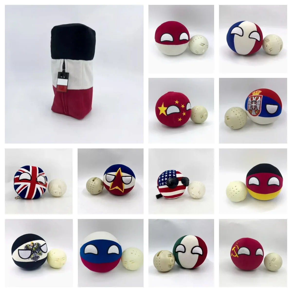 Table Tennis France - CountryBalls ตุ๊กตาตุ๊กตาเยอรมนี USA รัสเซียฝรั่งเศส UK สหภาพโซเวียตเพลงร้องเพลง
