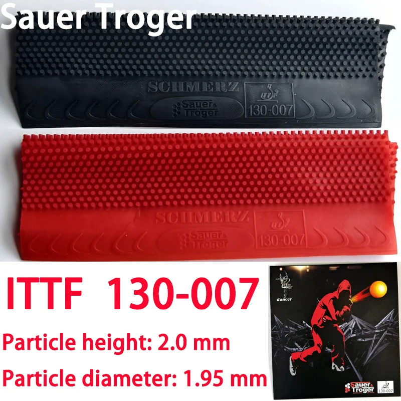 Table Tennis Rubber Anti Spin - ยางปิงปอง Sauer Troger Dancer 007 แบบ