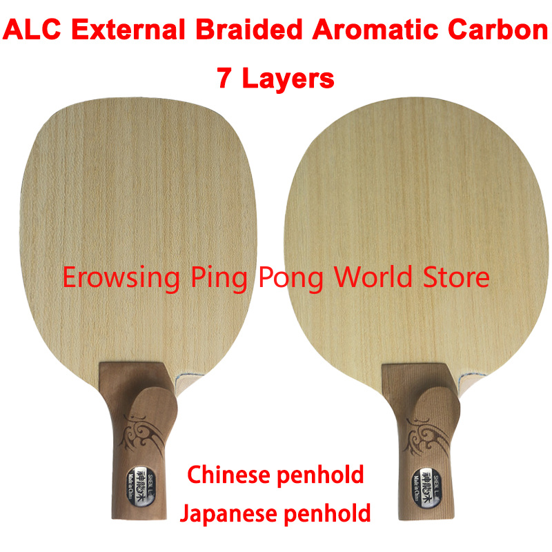 Table Tennis In Japanese - ไม้ปิงปอง Shenlong Wood ALC Carbon 7