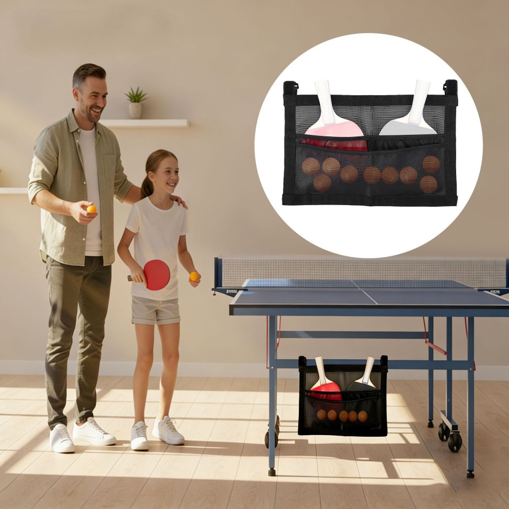 Table Tennis Equipment - กระเป๋าเก็บอุปกรณ์กีฬาเทเบิลเทนนิส, กระเป๋าเก็บไม้เทเบิลเทนนิส, กระเป๋าเก็บของแบบแขวน, กระเป๋าตาข่าย