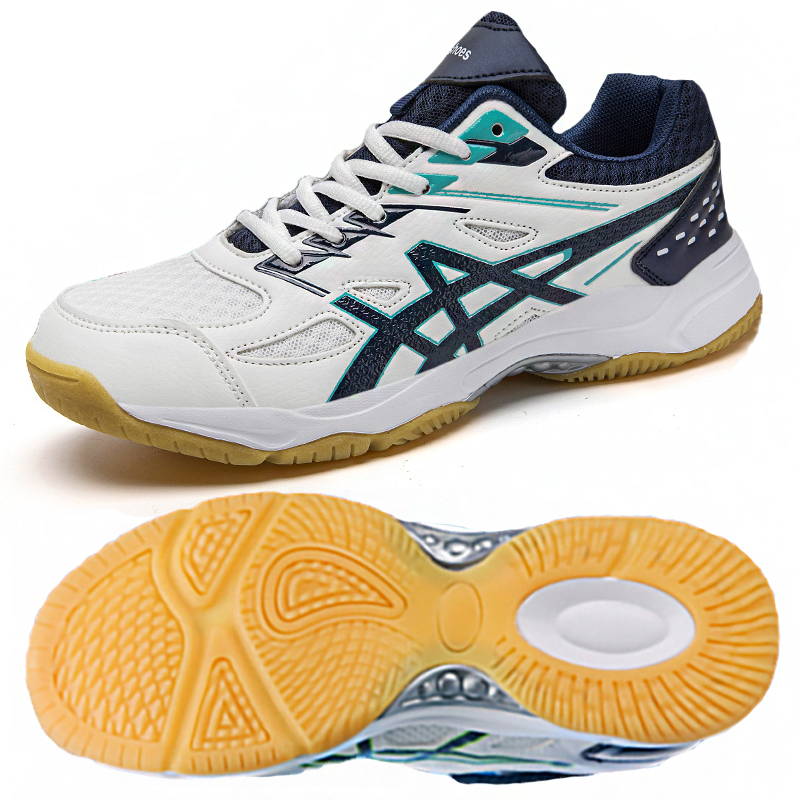 Table Tennis Volleyball - ใหม่ชายกีฬารองเท้าบุรุษรองเท้าแบดมินตันน้ําหนักเบาวอลเลย์บอลรองเท้าผ้าใบผู้ชาย Lace Up Breathable แบดมินตันรองเท้าผ้าใบผู้ชาย 36-44