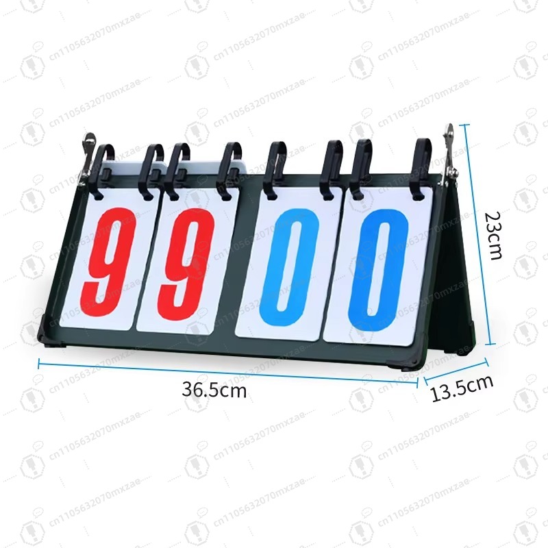 Table Tennis Scoreboard - กระดานคะแนนแบบพกพาสำหรับตั้งโต๊ะ, กระดานคะแนนวอลเลย์บอลและเทเบิลเทนนิส, รุ่นพิเศษสำหรับผู้นับคะแนน