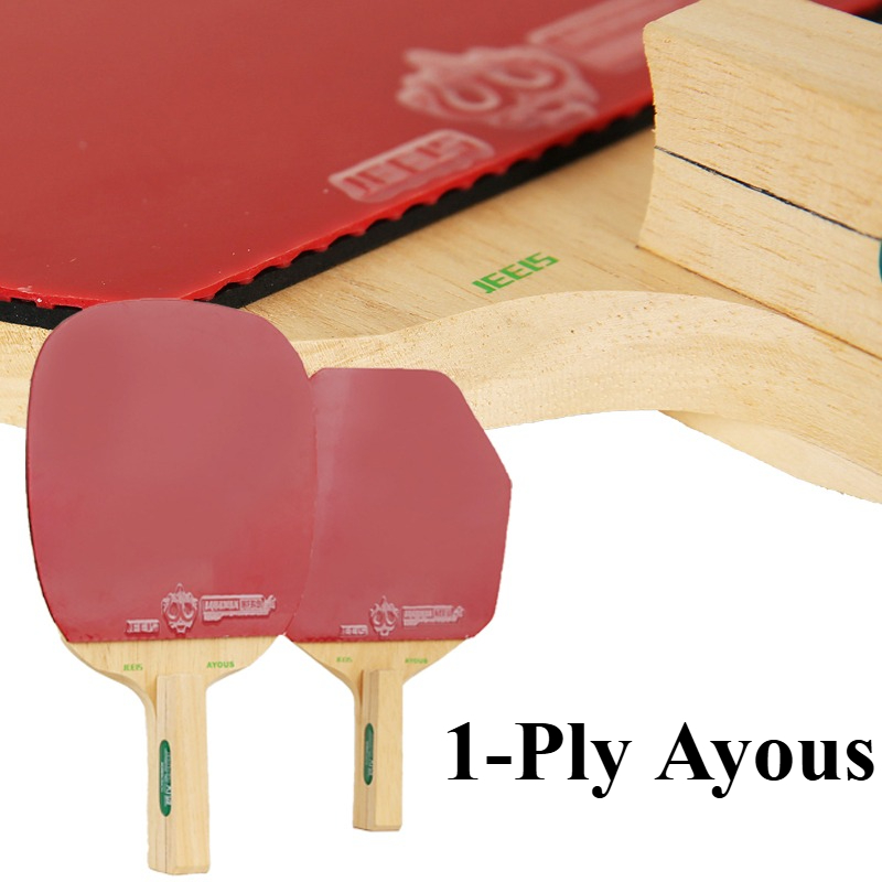 Table Tennis In Japanese - ไม้ปิงปอง JEELS ญี่ปุ่น 1 ชั้น ทำจากไม้