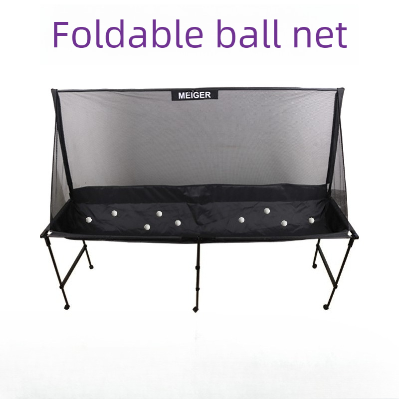 Table Tennis Equipment - ตาข่ายเก็บลูกปิงปองแบบเคลื่อนย้ายได้ ตาข่ายปิงปองความจุขนาดใหญ่ ตาข่ายจับลูกแบบพับได้ อุปกรณ์กีฬาแบบมืออาชีพ