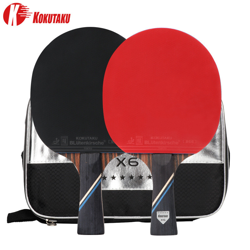 Table Tennis Japan - KOKUTAKU ITTF Professional 4/5/6 Star ไม้ปิงปองคาร์บอนไม้ปิงปองค้างคาว