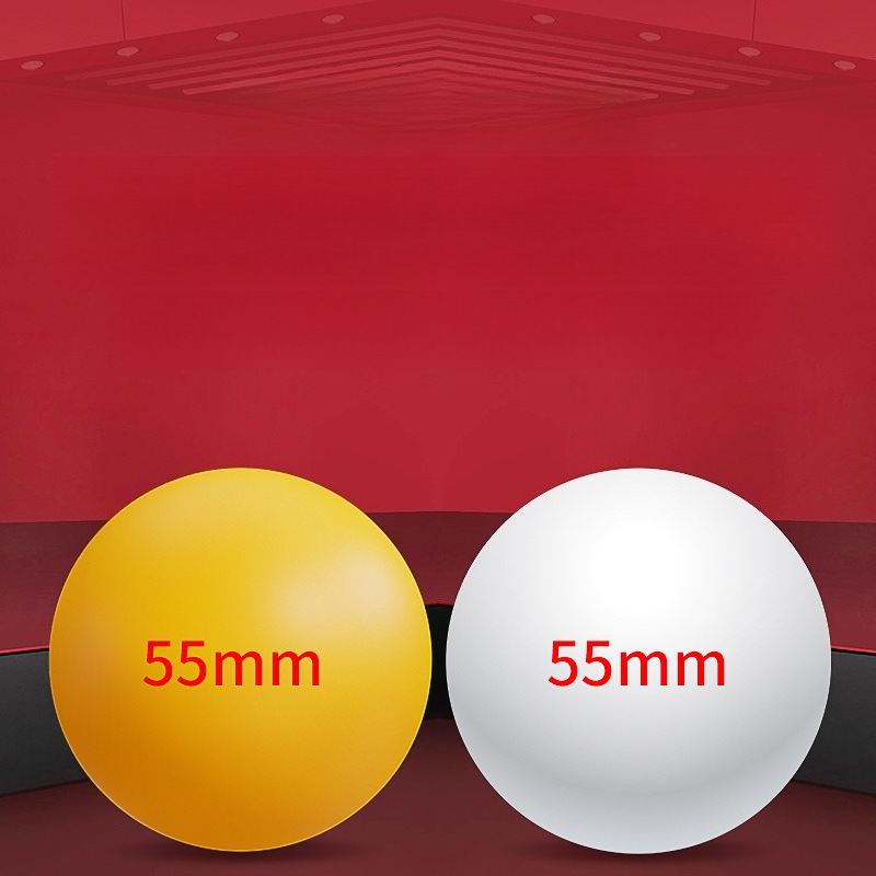 Table Tennis Logo - ลูกปิงปองขนาดใหญ่ 55 มม. สำหรับฝึกซ้อมที่บ้าน ทนทานต่อการสึกหรอและไม่แตกง่าย
