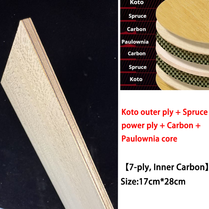 ไม้ปิงปอง Koto DIY 7 ชั้น ไม้ส - Table Tennis Equipment บทวิจารณ์และราคา