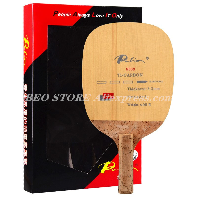 PALIO 8603คาร์บอนไทเทเนียมลายก - Table Tennis Japan บทวิจารณ์และราคา