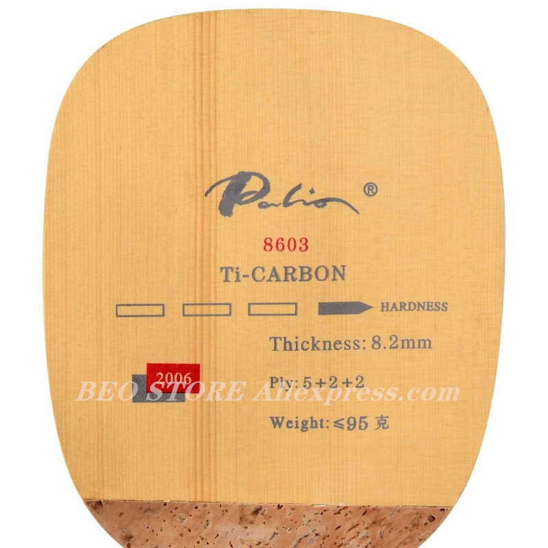 PALIO 8603คาร์บอนไทเทเนียมลายก - Table Tennis Japan บทวิจารณ์และราคา