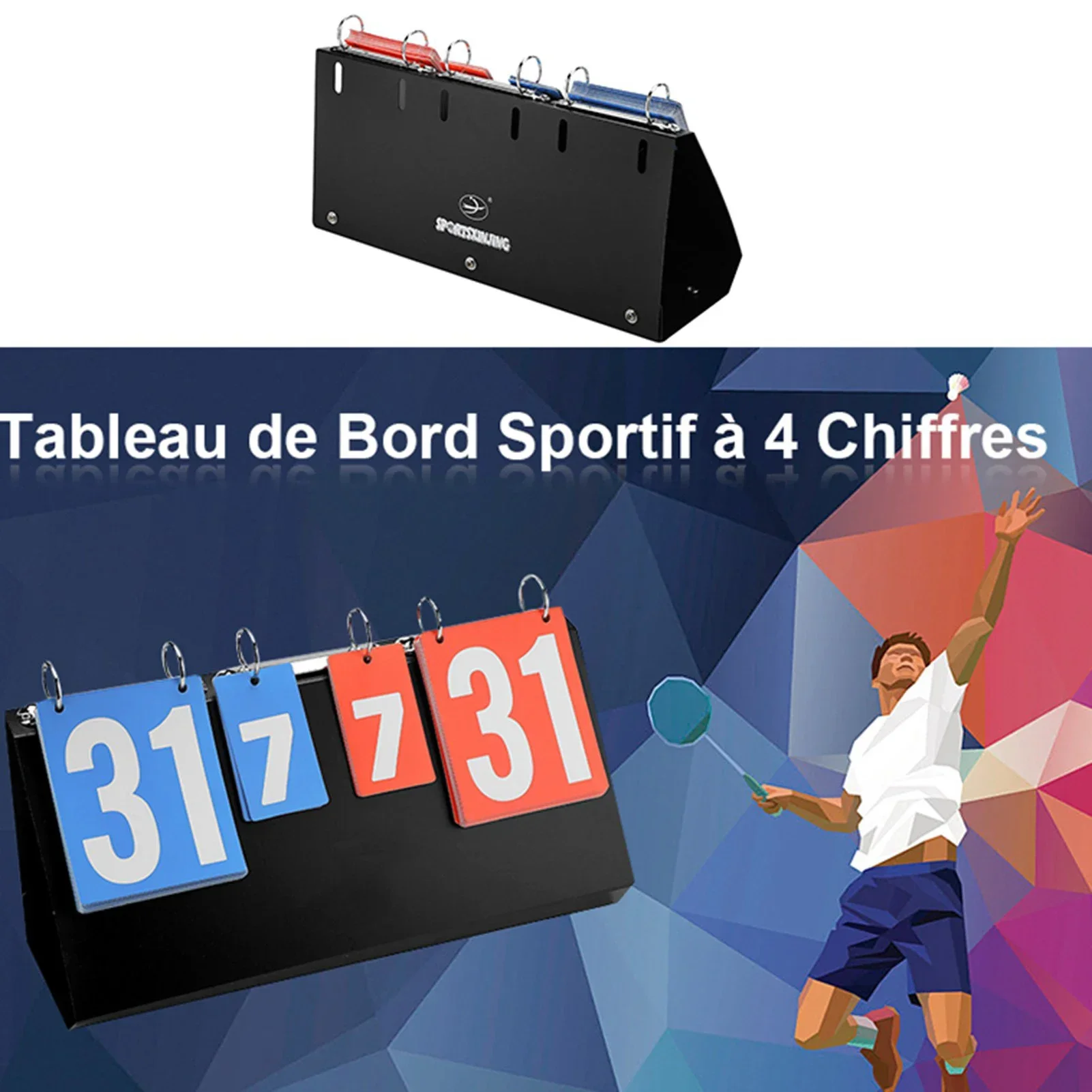 กระดานคะแนนการแข่งขันกีฬา 4 หล - Table Tennis Scoreboard บทวิจารณ์และราคา
