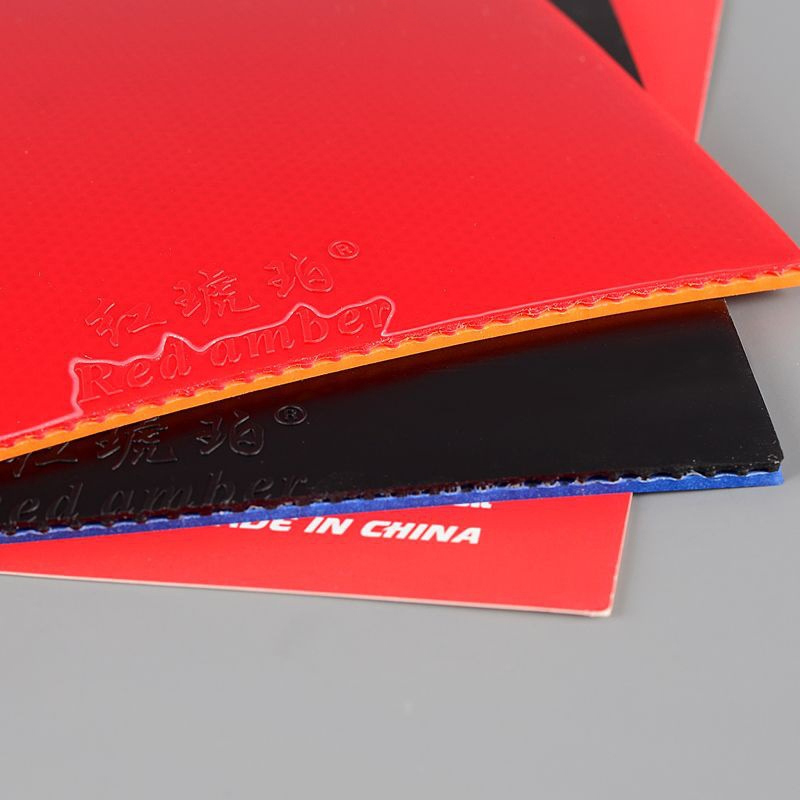 ● ยางปิงปองสีแดงอำพัน ยางปิงปอ - Table Tennis Rubber Anti Spin บทวิจารณ์และราคา