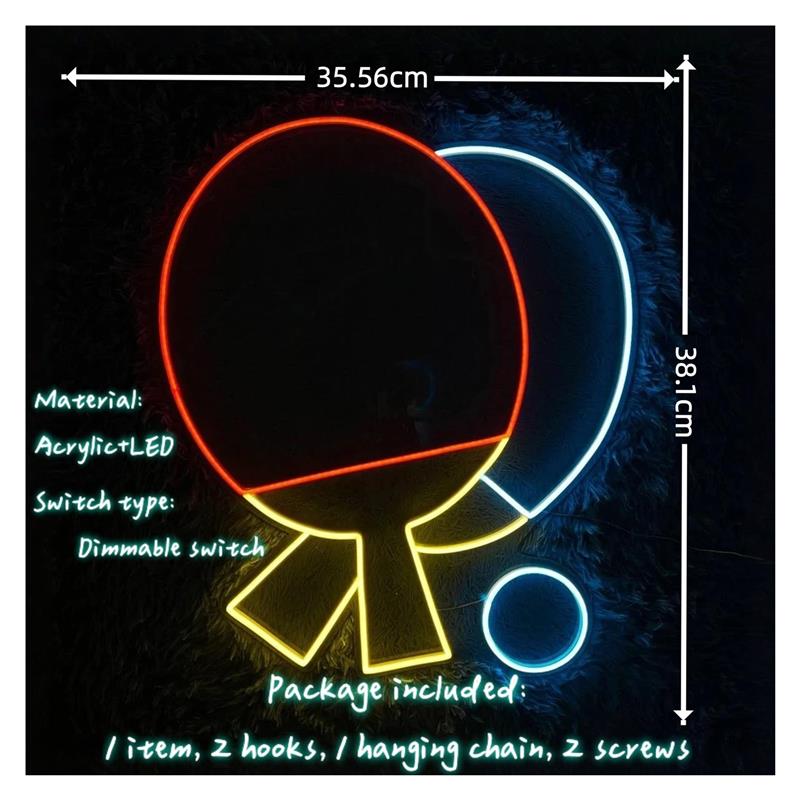 ป้ายไฟนีออน LED รูปไม้ปิงปอง ใ - Hall Table Tennis บทวิจารณ์และราคา