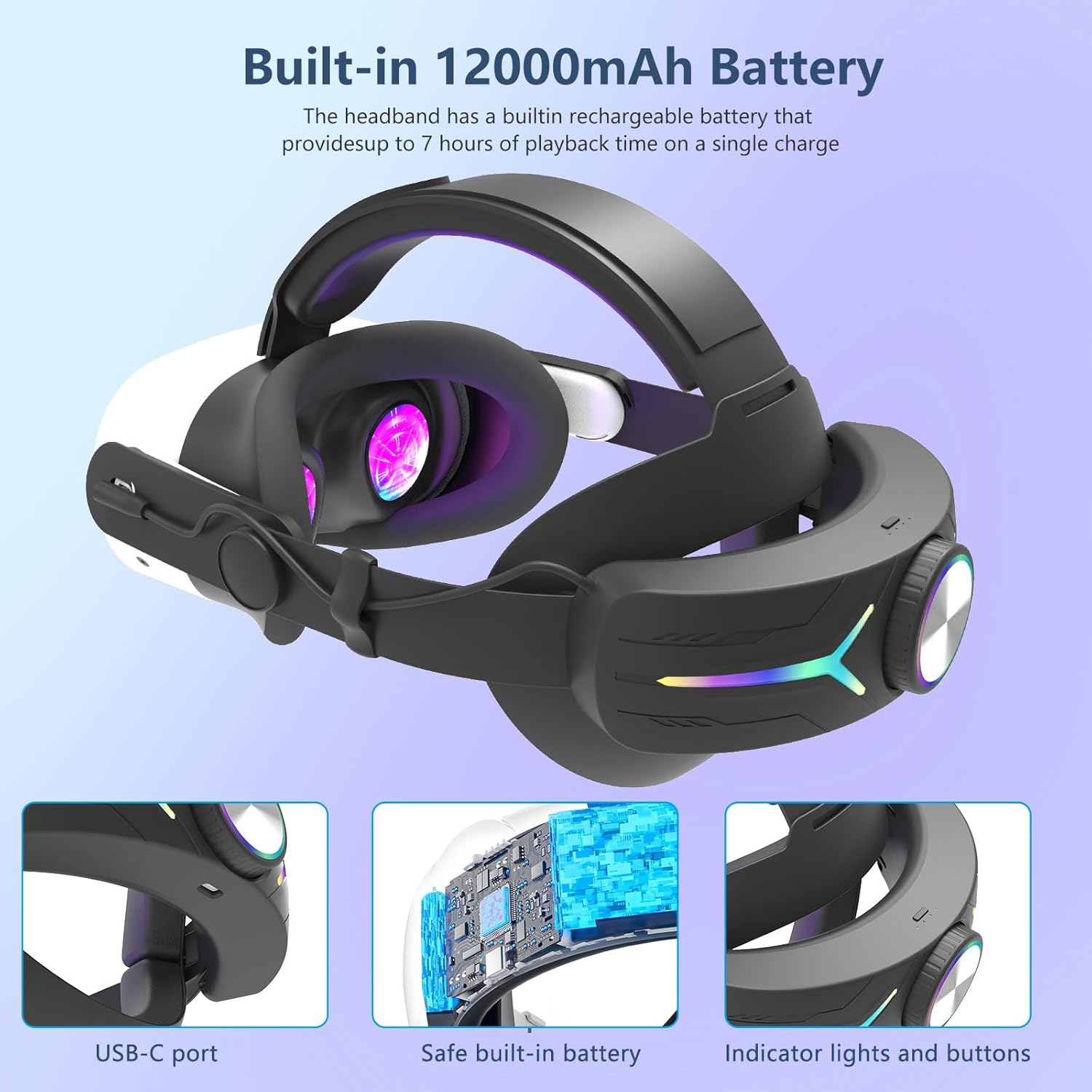 สายคล้องคอ 12000mAh สําหรับ Me - Table Tennis Vr บทวิจารณ์และราคา