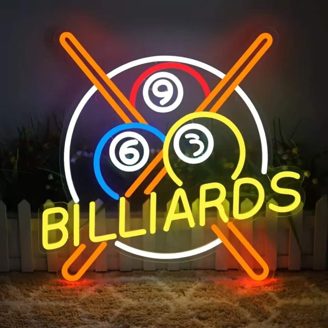 ไฟนีออน LED, ภาพตกแต่งร้านบิลเ - Hall Table Tennis บทวิจารณ์และราคา