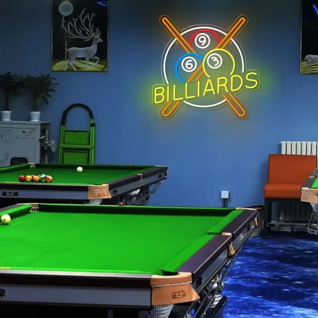 ไฟนีออน LED, ภาพตกแต่งร้านบิลเ - Hall Table Tennis บทวิจารณ์และราคา