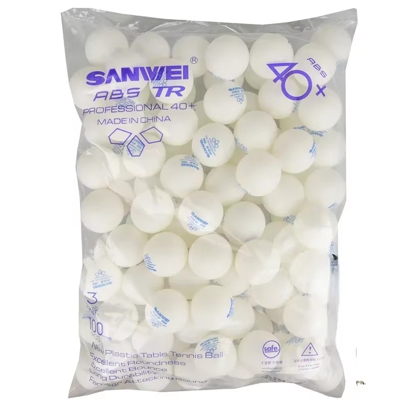 ลูกปิงปองพลาสติก Sanwei New Ma - Table Tennis Logo บทวิจารณ์และราคา