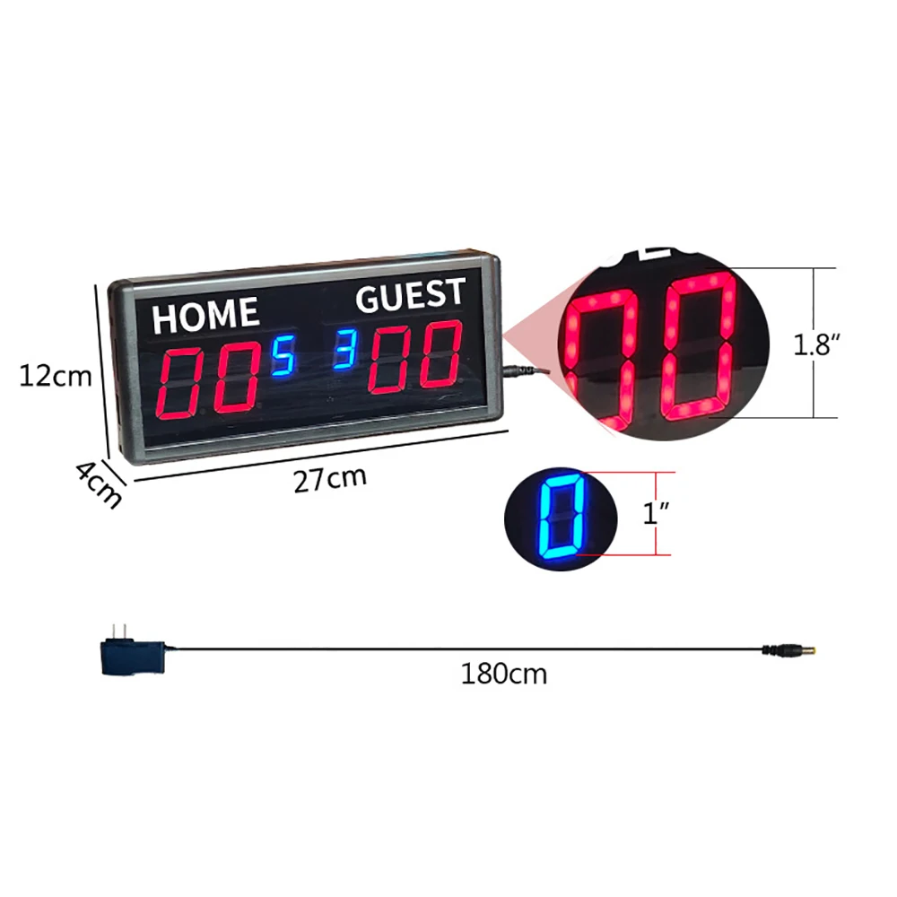 ป้ายบอกคะแนนอิเล็กทรอนิกส์ 6 ห - Table Tennis Scoreboard บทวิจารณ์และราคา