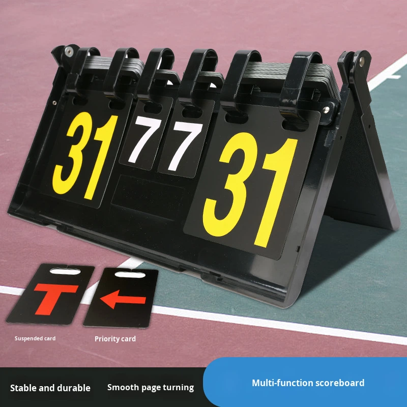 กระดานคะแนนแบบพลิกสองด้านพร้อม - Table Tennis Scoreboard บทวิจารณ์และราคา