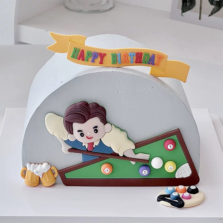 เค้กบิลเลียดวันเกิดตกแต่งสุขสั - Table Tennis Shop บทวิจารณ์และราคา