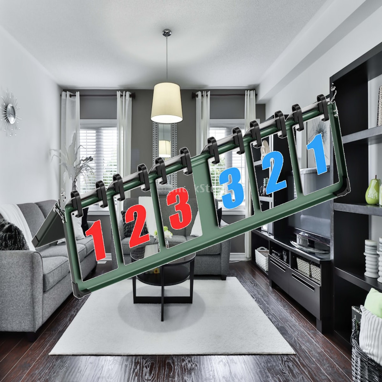 กระดานคะแนนทีมฟลิปแบบพกพา ตัวบ - Table Tennis Scoreboard บทวิจารณ์และราคา