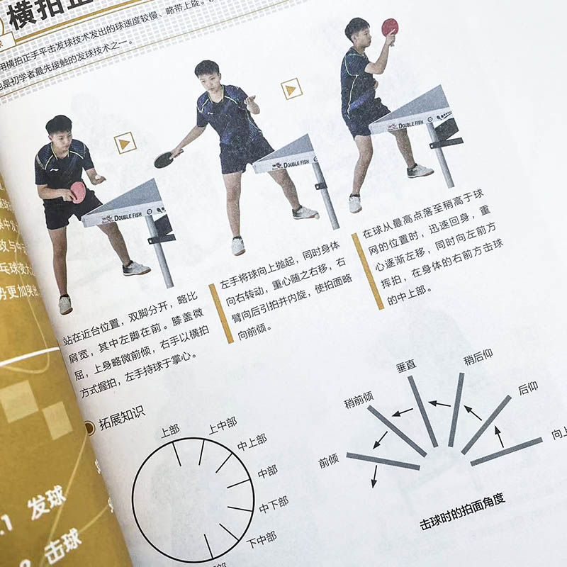 พื้นฐานเทเบิลเทนนิส: เทคนิคและ - Table Tennis Illustration บทวิจารณ์และราคา