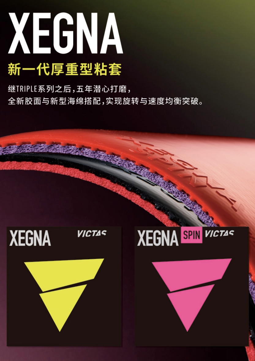 วิคตัส เอ็กซ์เอ็นเอ สปิน /เอ็ก - Table Tennis Rubber Anti Spin บทวิจารณ์และราคา