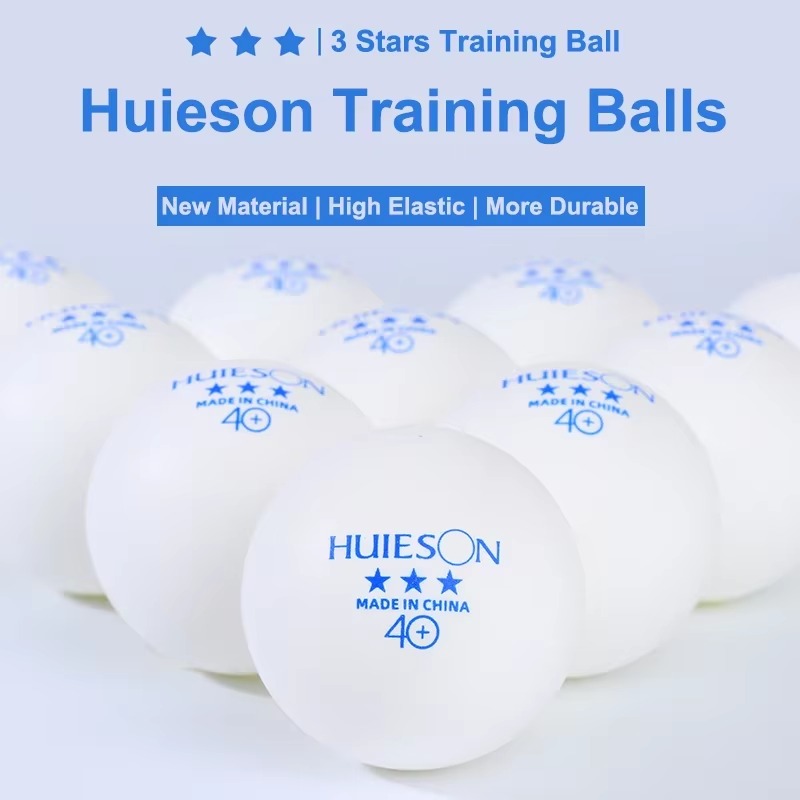 ลูกปิงปอง Huieson สีฟ้า 100 ลู - Table Tennis Logo Free บทวิจารณ์และราคา