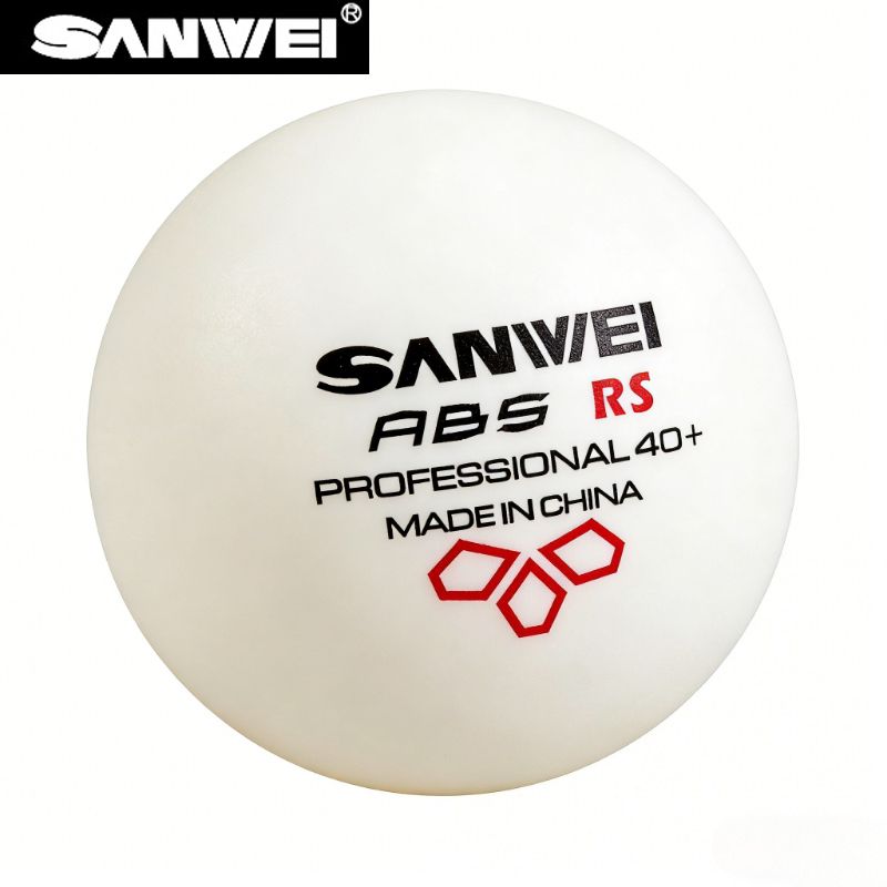 ลูกปิงปอง SANWEI ABS วัสดุใหม่ - Table Tennis Logo บทวิจารณ์และราคา