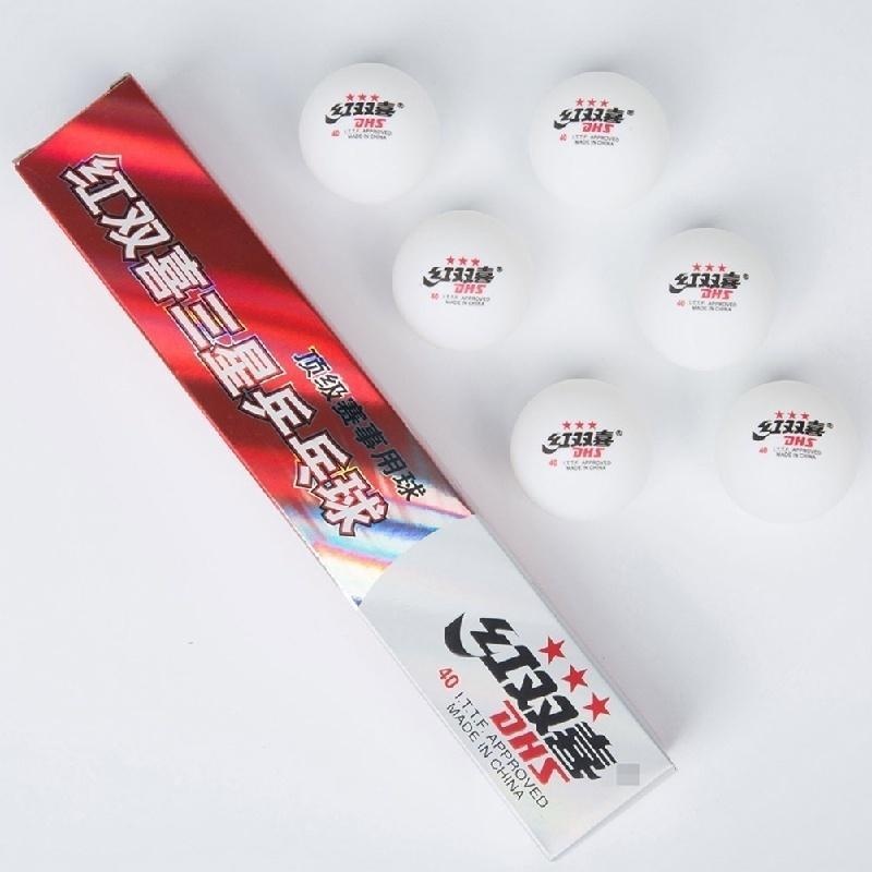 6 ชิ้นใหม่ 3 ดาว ลูกปิงปองมืออ - Table Tennis Logo บทวิจารณ์และราคา