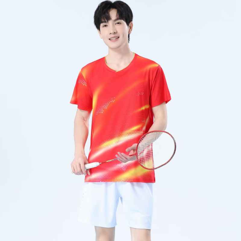 เสื้อแบดมินตันแห้งเร็วสำหรับผู - Table Tennis Logo Free บทวิจารณ์และราคา